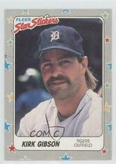 Kirk Gibson Baseball Cards 1988 Fleer Star Stickers Prices