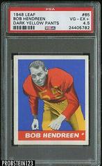 Bob Hendreen [Dark Yellow Pants] #65 Football Cards 1948 Leaf Prices