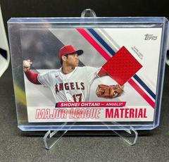 Shohei Ohtani [Red] #MLM-SO Baseball Cards 2024 Topps Major League Material Prices