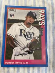 Wander Franco [Blue] #42 Baseball Cards 2022 Topps Archives Snapshots Prices