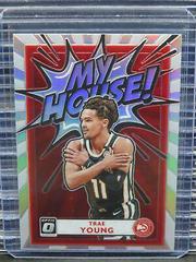 Trae Young [Holo] #17 Basketball Cards 2020 Panini Donruss Optic My House Prices