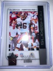 Clinton Portis [Silver] #SS-23 Football Cards 2005 Leaf Rookies & Stars Slide Show Prices