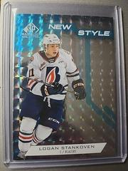 Logan Stankoven [Teal Foilboard] #NS-LS Hockey Cards 2021 SP Game Used CHL New Style Prices