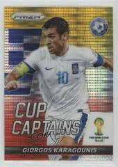 Giorgos Karagounis [Yellow and Red Pulsar] Soccer Cards 2014 Panini Prizm World Cup Captains Prices