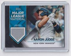 Aaron Judge [Black] Baseball Cards 2022 Topps Major League Material Relics Prices