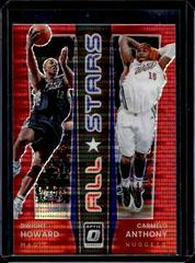 Carmelo Anthony, Dwight Howard [Red Pulsar] #18 Basketball Cards 2021 Panini Donruss Optic All Stars Prices
