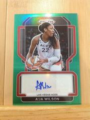 A'ja Wilson [Green] #SG-AJW Basketball Cards 2022 Panini Prizm WNBA Signatures Prices