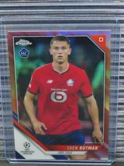 Sven Botman [Rose Gold Refractor] Soccer Cards 2021 Topps Chrome UEFA Champions League Prices