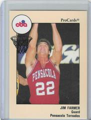 Jim Farmer Basketball Cards 1989 Procards Cba Prices