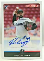 Pablo Lopez [Autograph] #55-A Baseball Cards 2019 Topps Total Prices