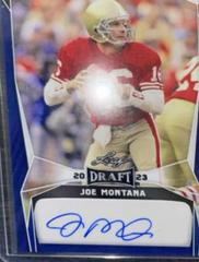 Joe Montana [Blue] #BA-JM6 Football Cards 2023 Leaf Draft Autographs Prices