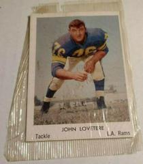 John LoVetere #27 Football Cards 1959 Bell Brand Rams Prices