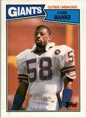 Carl Banks Football Cards 1987 Topps Prices