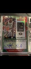 Anthony Edwards [Green Shimmer Autograph] Basketball Cards 2020 Panini Contenders Draft Picks Prices