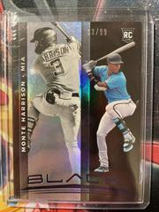 Monte Harrison [Blue] #3 Baseball Cards 2021 Panini Chronicles Black Prices