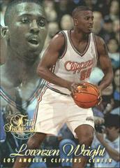 Lorenzen Wright [Row 1] #56 Basketball Cards 1996 Flair Showcase Prices
