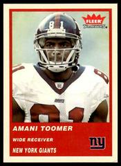 Amani Toomer #122 Football Cards 2004 Fleer Tradition Prices