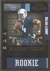 Jarrett Payton [Playoff Ticket] Football Cards 2004 Playoff Contenders Prices