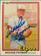 Woodie Fryman #331 Baseball Cards 1981 Donruss Prices