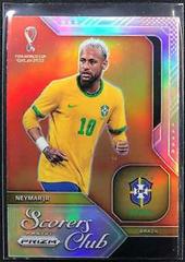 Neymar Jr [Silver] #1 Soccer Cards 2022 Panini Prizm World Cup Scorers Club Prices