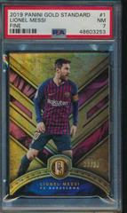 Lionel Messi [Fine] #1 Soccer Cards 2019 Panini Gold Standard Prices