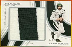 Aaron Rodgers #42 Football Cards 2023 Panini Immaculate Patch Prices