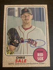 Chris Sale #CS Baseball Cards 2017 Topps Heritage Real One Autographs Prices