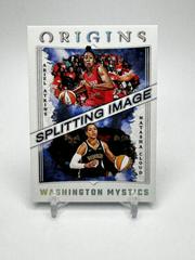Ariel Atkins, Natasha Cloud #3 Basketball Cards 2023 Panini Origins WNBA Splitting Image Prices