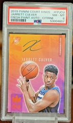 Jarrett Culver [Citrine] #FP-JCU Basketball Cards 2019 Panini Court Kings Fresh Paint Autographs Prices