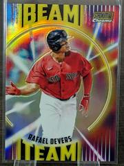 Rafael Devers [Gold] Baseball Cards 2022 Stadium Club Chrome Beam Team Prices