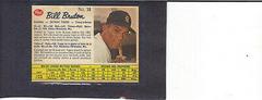 Bill Bruton [Hand Cut] Baseball Cards 1962 Post Canadian Prices