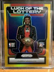 Cason Wallace [Gold] #11 Basketball Cards 2023 Panini Prizm Luck of the Lottery Prices