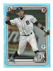 Trei Cruz [Sky Blue Foil] #BD-11 Baseball Cards 2020 Bowman Draft 1st Edition Prices
