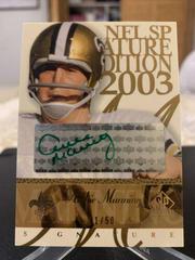 Archie Manning [Green] #AM Football Cards 2003 SP Signature Signature Edition Prices
