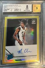 Nicolas Claxton [Autograph Gold] #171 Basketball Cards 2019 Panini Donruss Optic Prices