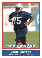 Vince Wilfork #171 Football Cards 2004 Bazooka Prices