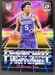 De'Aaron Fox [Gold] #26 Basketball Cards 2018 Panini Donruss Optic Franchise Features Prices
