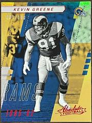 Kevin Greene [Spectrum Red] #108 Football Cards 2017 Panini Absolute Prices