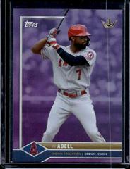 Jo Adell [Purple Rainbow] #2 Baseball Cards 2022 Topps X Bobby Witt Jr. Crown Prices