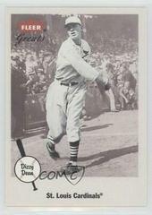 Dizzy Dean #62 Baseball Cards 2002 Fleer Greats Prices