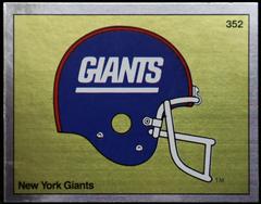 New York Giants Helmet [Foil] #352 Football Cards 1988 Panini Sticker Prices