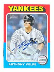 Anthony Volpe #ROA-AV Baseball Cards 2024 Topps Heritage Real One Autograph Prices