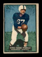 Babe Parilli #4 Football Cards 1951 Topps Magic Prices