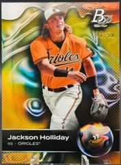 Jackson Holliday [Gold] #TOP-97 Baseball Cards 2023 Bowman Platinum Top Prospects Prices