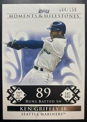 Ken Griffey Jr. [4 Runs Batted in] Baseball Cards 2008 Topps Moments & Milestones Prices