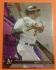Matt Olson #109 Baseball Cards 2021 Topps Finest Prices