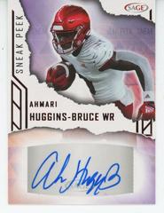 Ahmari Huggins Bruce Football Cards 2023 Sage Sneak Peek Autographs Prices