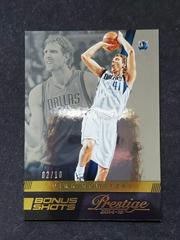 Dirk Nowitzki [Bonus Shots Gold] #128 Basketball Cards 2014 Panini Prestige Prices
