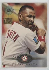 Ozzie Smith [1st Day Issue] #65 Baseball Cards 1995 Stadium Club Prices