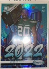 Breece Hall [Teal] #2022-14 Football Cards 2022 Panini Certified 2022 Prices
